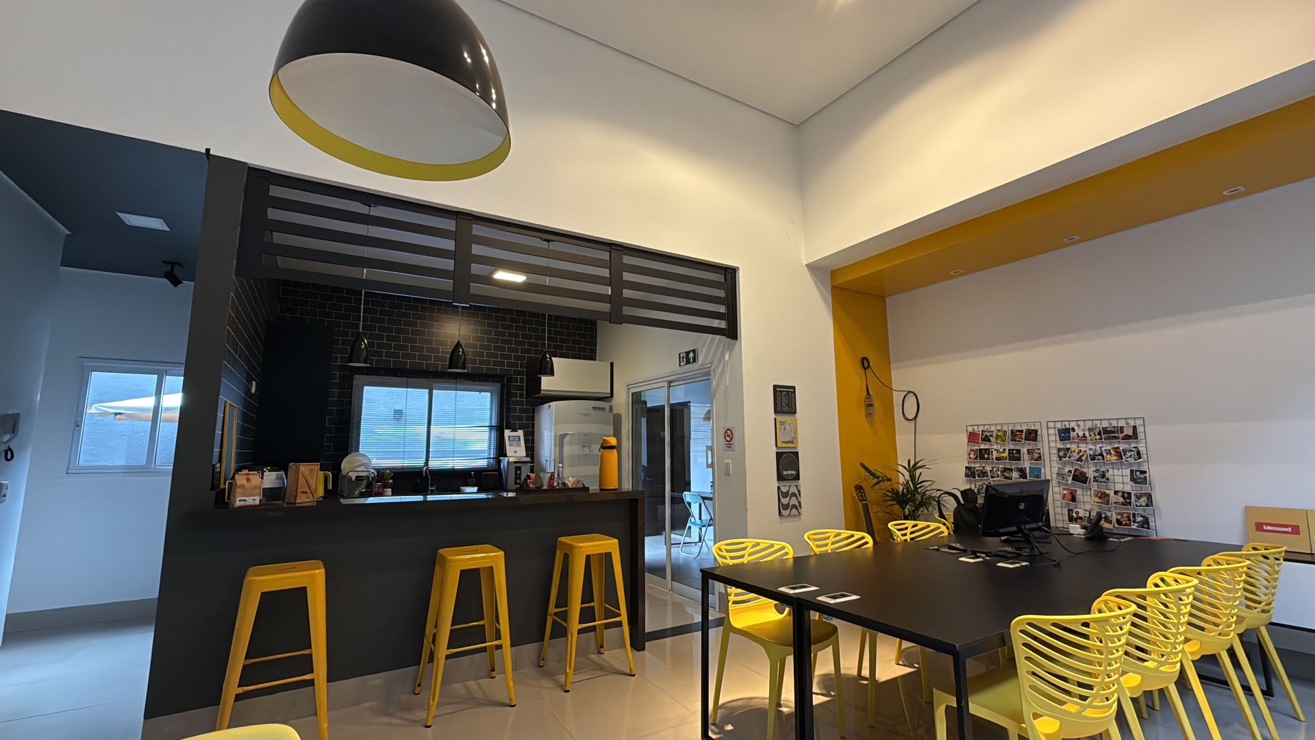 Espaço de convivência da sede